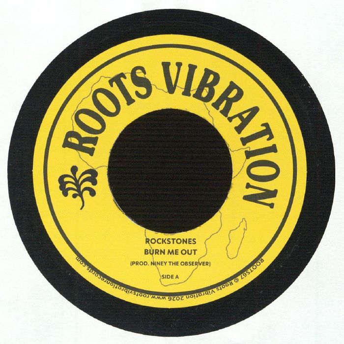 ROCKSTONES/OBSERVER - Burn Me Out vinyl sleeve