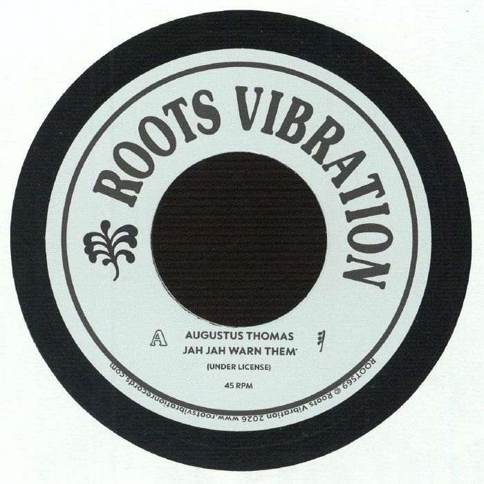 THOMAS, Augustus - Jah Jah Warn Them vinyl sleeve