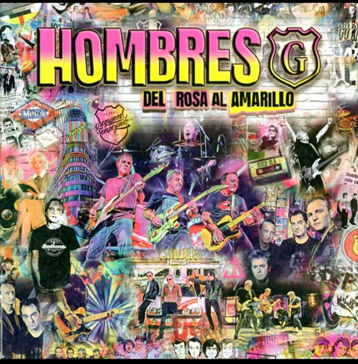 HOMBRES G - Del Rosa Al Amarillo vinyl sleeve
