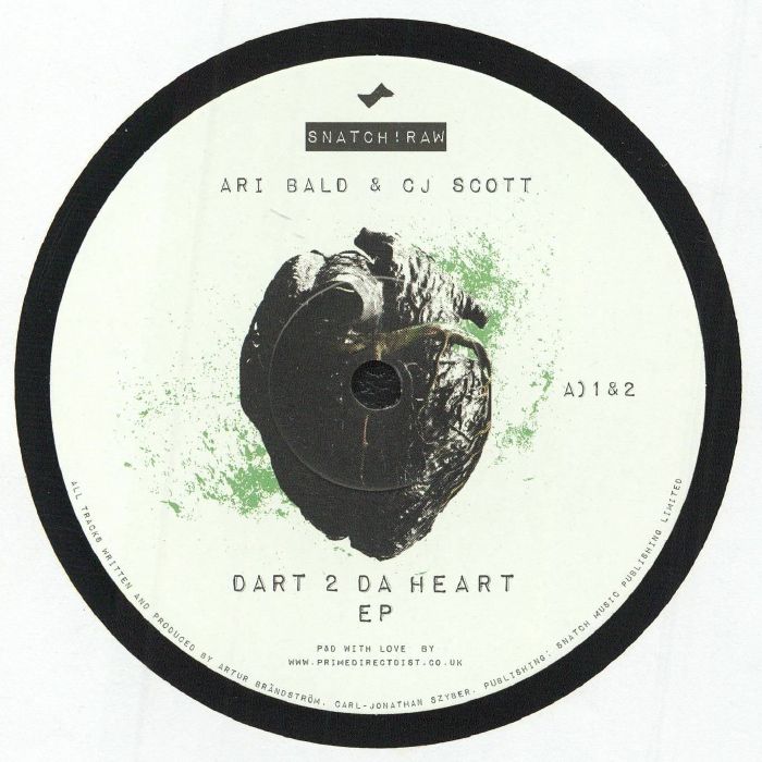 BALD, Ari/CJ SCOTT - Dart 2 Da Heart EP vinyl sleeve