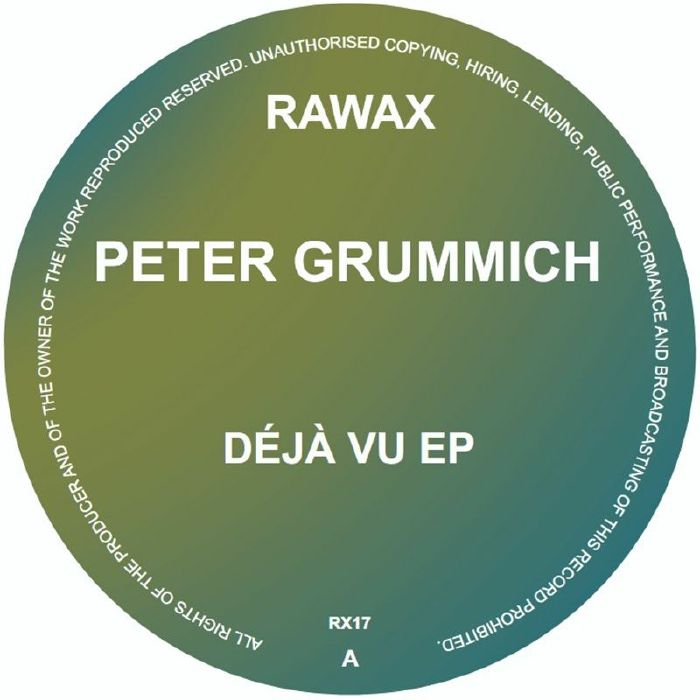 GRUMMICH, Peter - Deja Vu EP vinyl sleeve