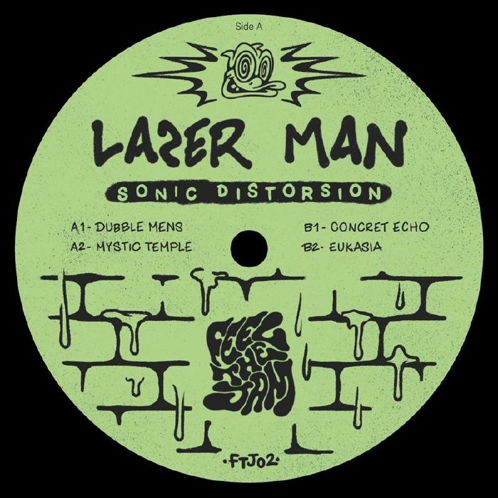 LAZER MAN/IVETA - Sonic Distorsion vinyl sleeve