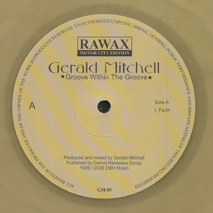 MITCHELL, Gerald - Groove Within The Groove (reissue) vinyl sleeve