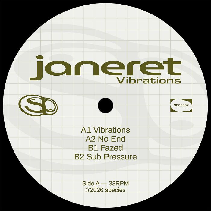JANERET - Vibrations vinyl sleeve
