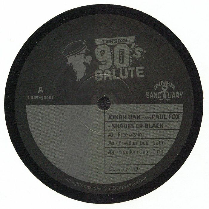 DAN, Jonah meets PAUL FOX/SHADES OF BLACK - Free Again vinyl sleeve