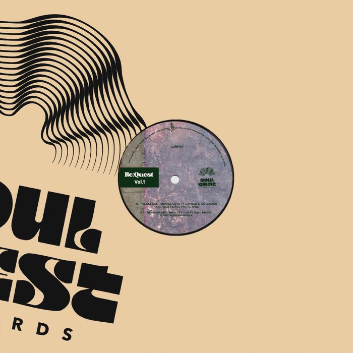 SLXM SOL/SEAN GREEN/KINGCROWNEY/ZOE KYPRI/MAX SINAL - Re Quest Vol 1 EP vinyl sleeve