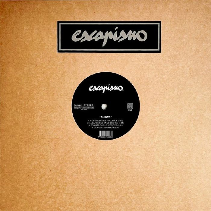 ESCAPISMO - Quinto vinyl sleeve