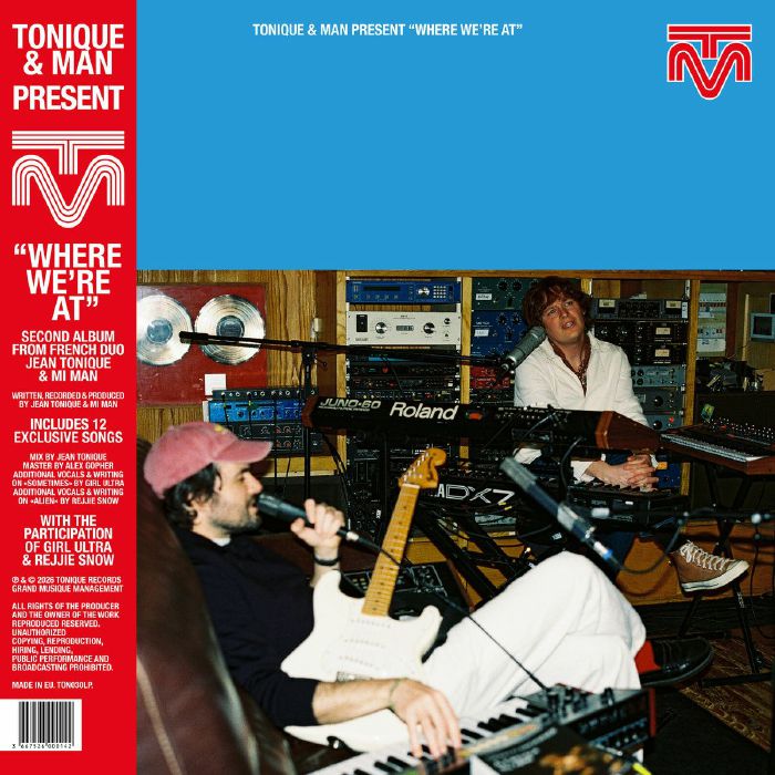 TONIQUE & MAN - Where We're At vinyl sleeve