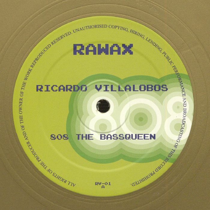 VILLALOBOS, Ricardo - 808 The Bassqueen (reissue) vinyl sleeve