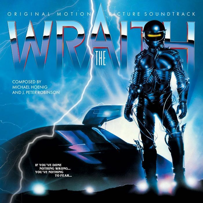 HOENIG, Michael/J PETER ROBINSON - The Wraith (Soundtrack) vinyl sleeve