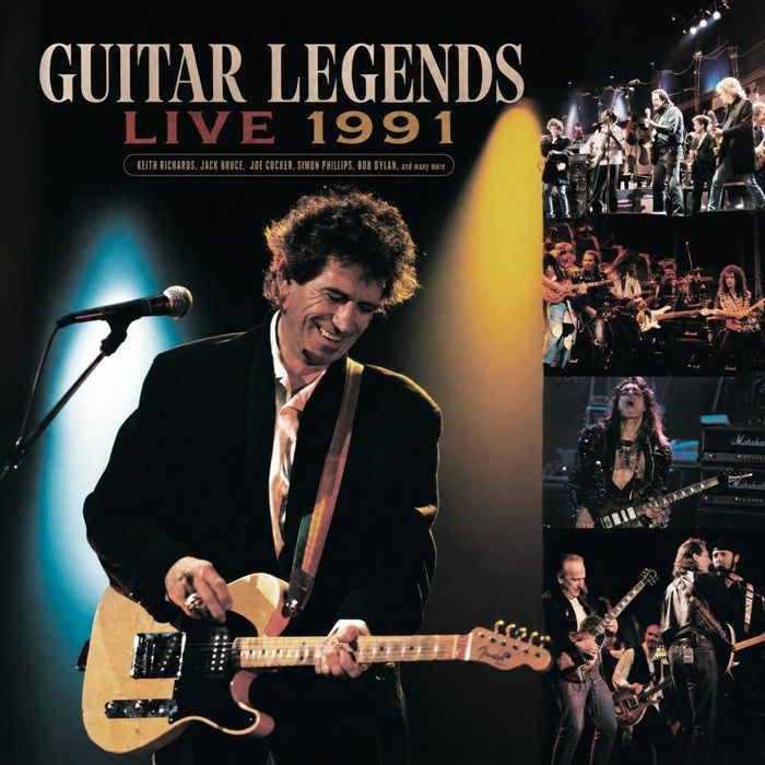 RICHARDS, Keith/JACK BRUCE/JOE COCKER/SIMON PHILLIPS/BOB DYLAN - Guitar Legends Live 1991 vinyl sleeve