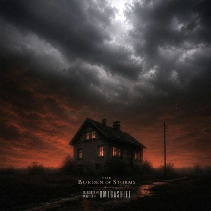 OMEGASHIFT - The Burden Of Storms vinyl sleeve