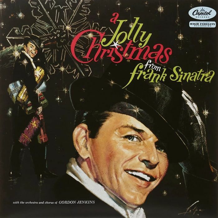 SINATRA, Frank - A Jolly Chistmas From Frank Sinatra (reissue) vinyl sleeve