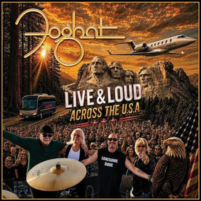 FOGHAT - Live & Loud Across The USA: Shaken & Stirred vinyl sleeve
