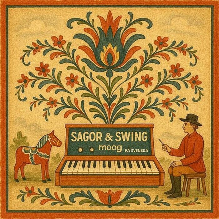 SAGOR & SWING - Moog Pa Svenska vinyl sleeve
