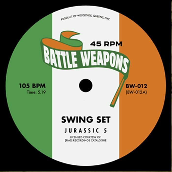JURASSIC 5/SMOOVE - Battle Weapons Vol 12 vinyl sleeve