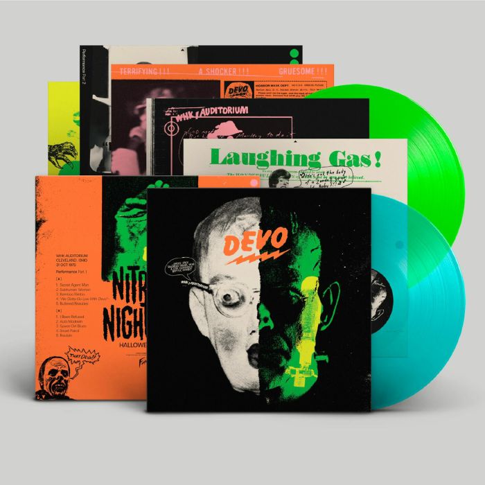 DEVO - Nitrous Nightmare Halloween Live 75 vinyl sleeve