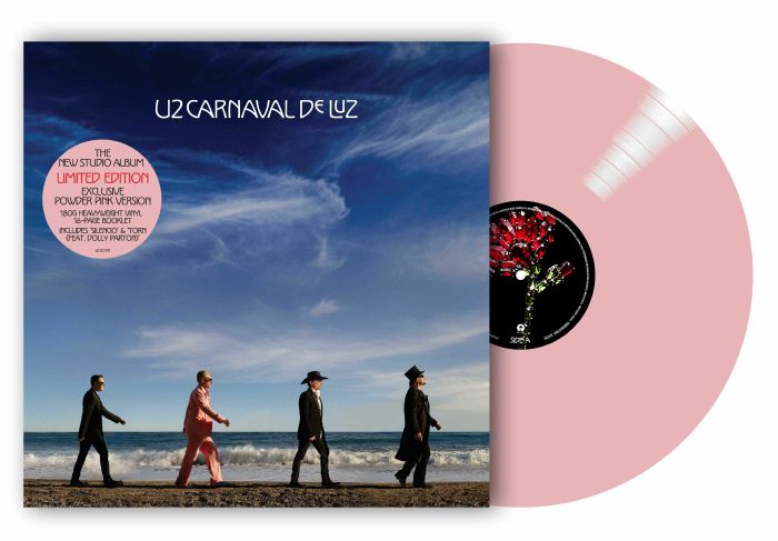 U2 - Carnaval De Luz vinyl sleeve