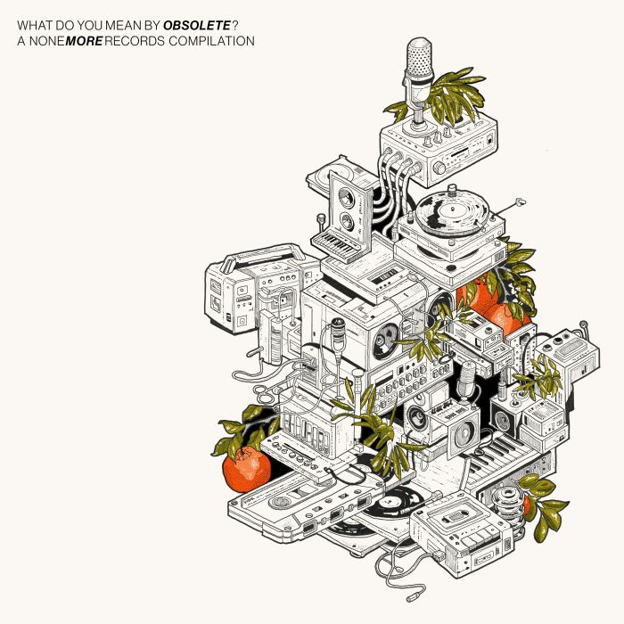 VARIOUS - What Do You Mean By Obsolete? A None More Records Compilation vinyl sleeve