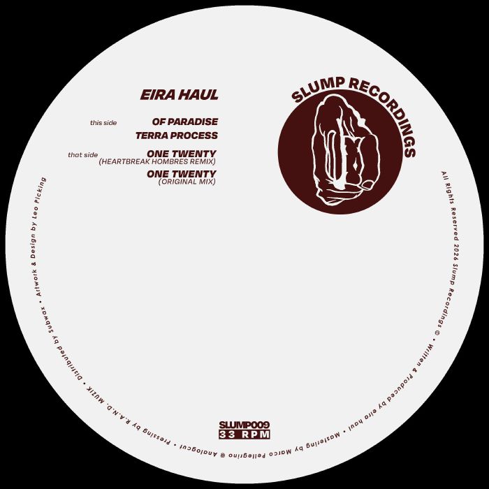 EIRA HAUL - Of Paradise EP vinyl sleeve