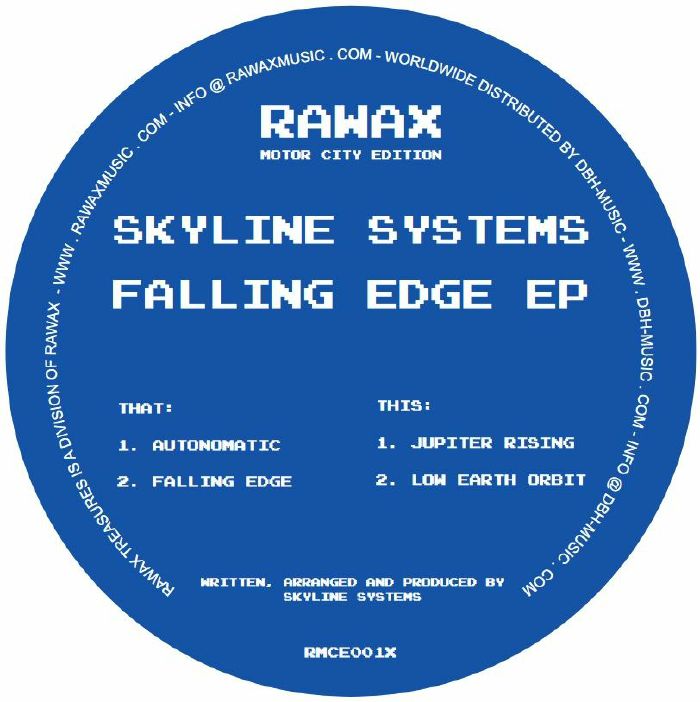 SKYLINE SYSTEMS - Falling Edge Ep vinyl sleeve