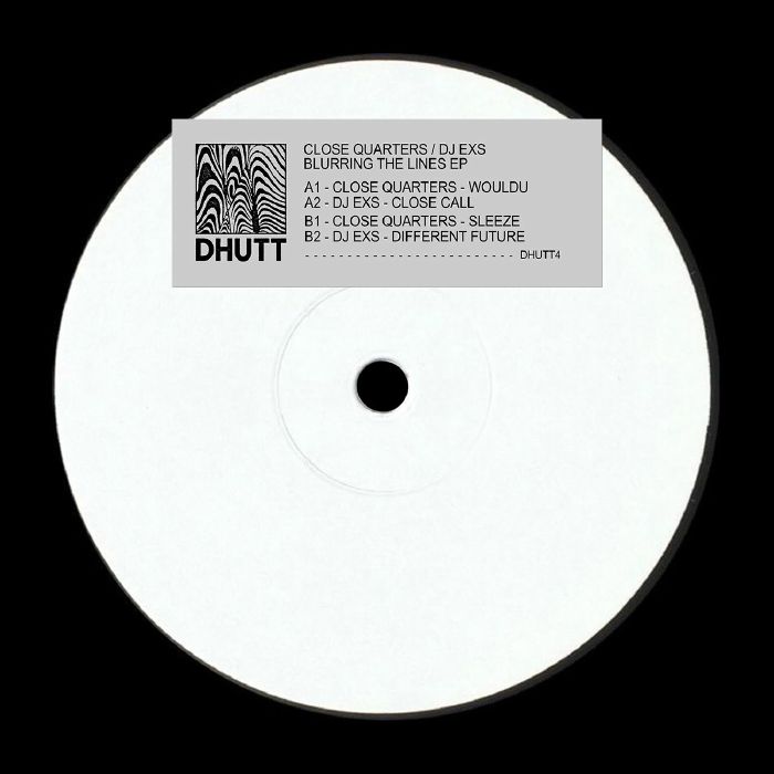 CLOSE QUARTERS/DJ EXS - Blurring The Lines EP vinyl sleeve