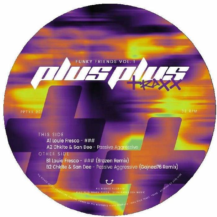 FRESCO, Louie/CHKLTE/SAN DEE - Funky Friends Vol 1 vinyl sleeve