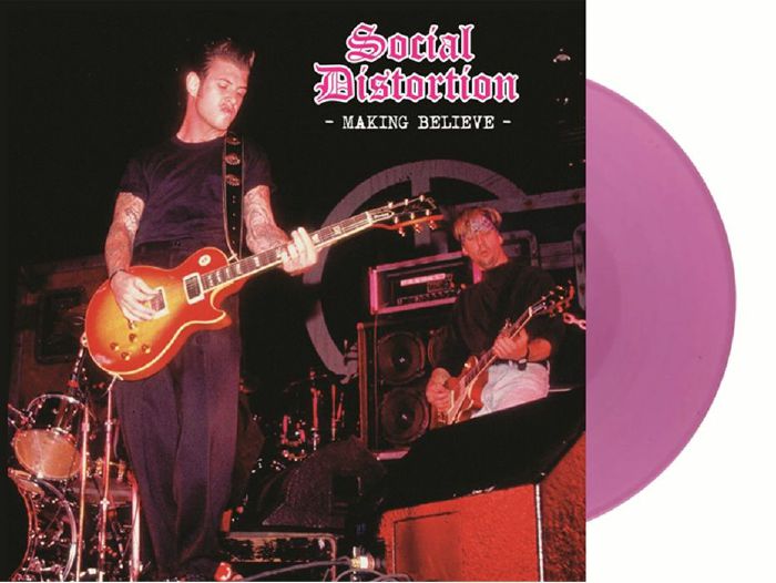SOCIAL DISTORTION - Making Believe: Live At CBGB's NYC February 24th 1992 FM Broadcast vinyl sleeve