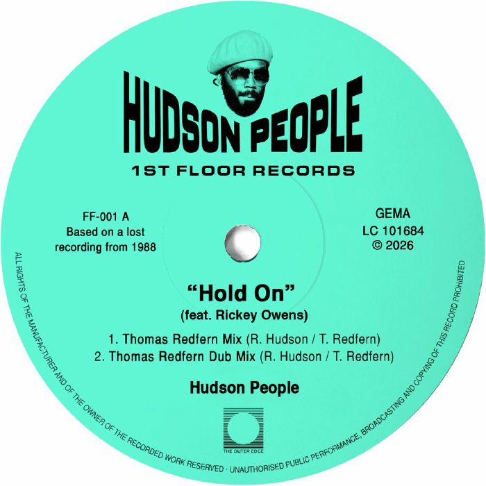 HUDSON PEOPLE feat RICKEY OWENS - Hold On vinyl sleeve