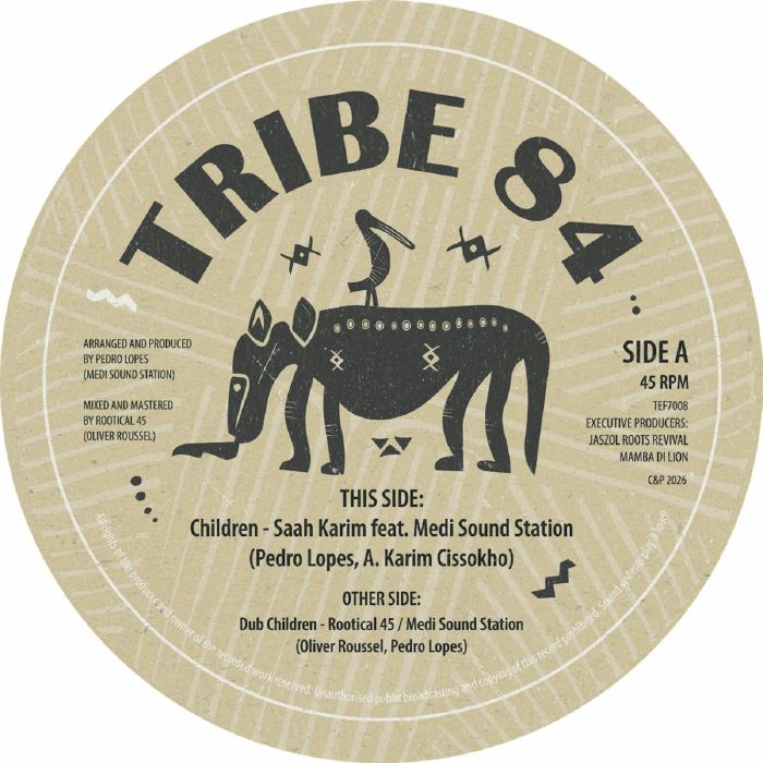KARIM, Saah feat MEDI SOUND STATION - Children vinyl sleeve
