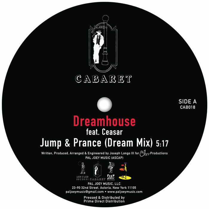 DREAMHOUSE feat CEASAR - Jump & Prance (reissue) vinyl sleeve