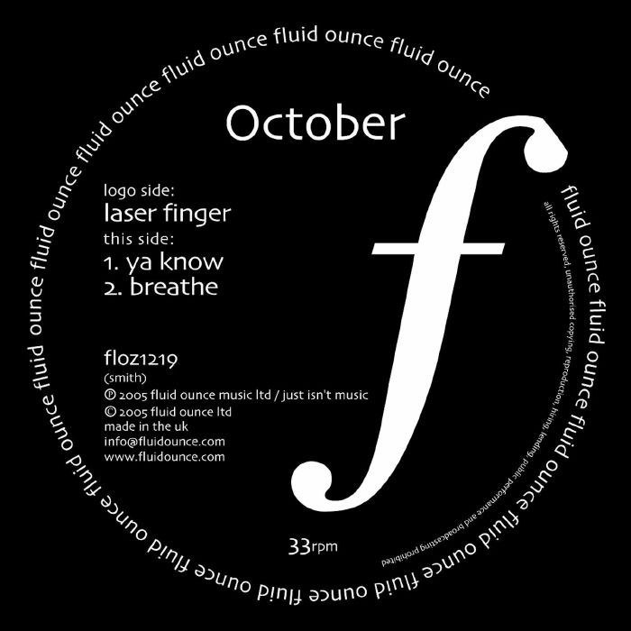 OCTOBER - Laser Finger vinyl sleeve
