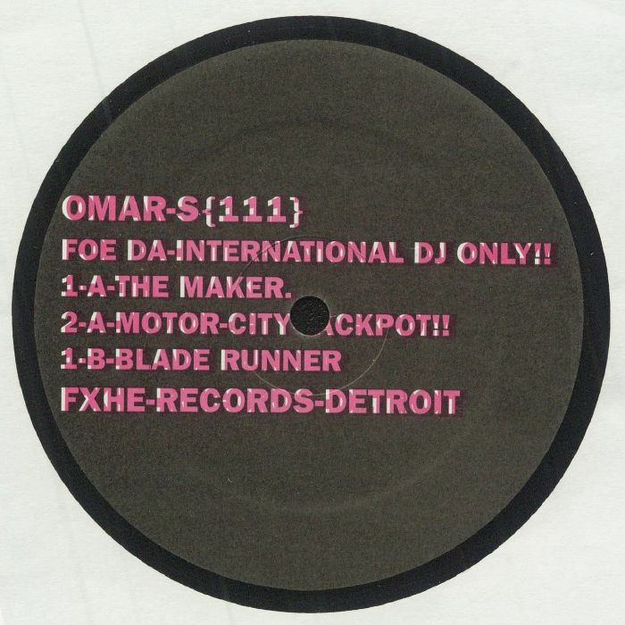 OMAR S - 111 vinyl sleeve