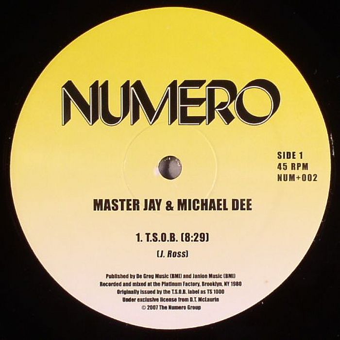 MASTER JAY/MICHAEL DEE - TSOB vinyl sleeve