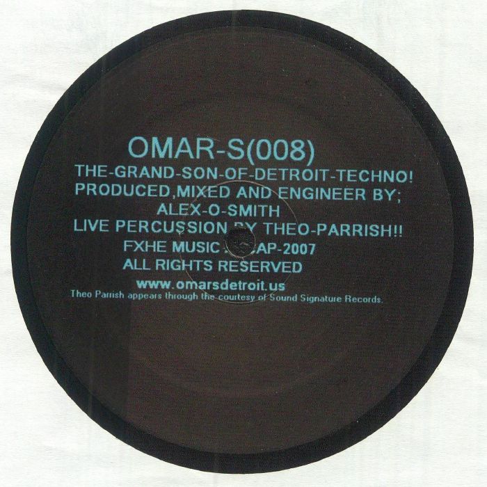 OMAR S feat THEO PARRISH - The Grand Son Of Detroit Techno! vinyl sleeve