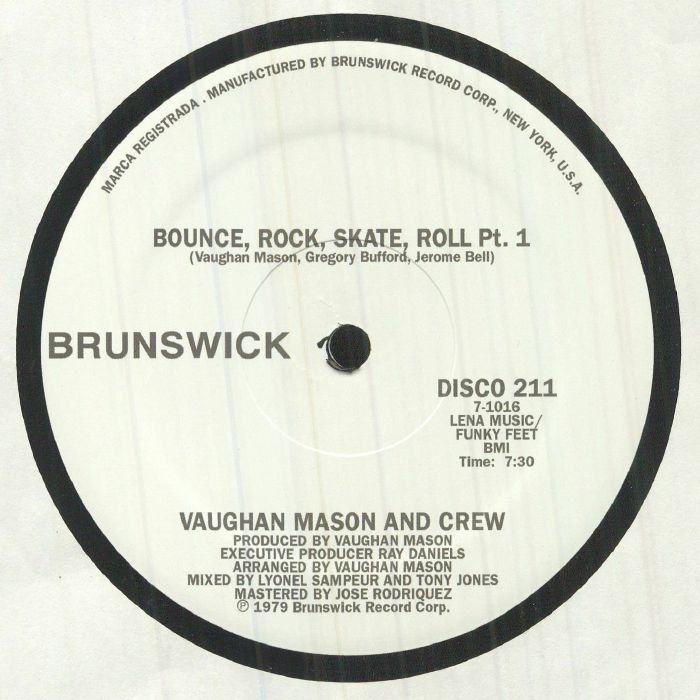 MASON, Vaughan & CREW - Bounce Rock Skate Roll vinyl sleeve