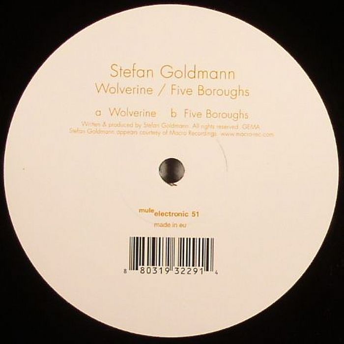 GOLDMANN, Stefan - Wolverine vinyl sleeve