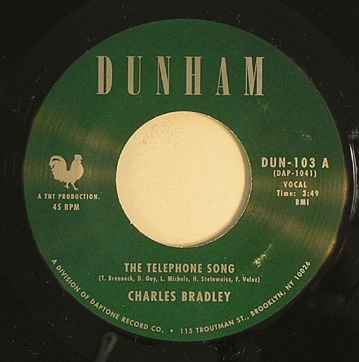 BRADLEY, Charles/MENHAHAN STREET BAND - The Telephone Song vinyl sleeve
