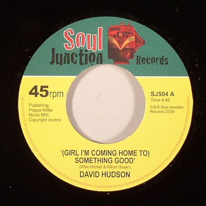 HUDSON, David - (Girl I'm Coming Home To) Somethin' Good vinyl sleeve