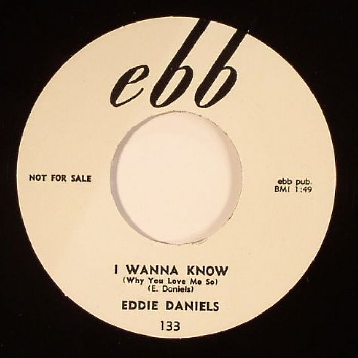 DANIELS, Eddie - I Wanna Know vinyl sleeve