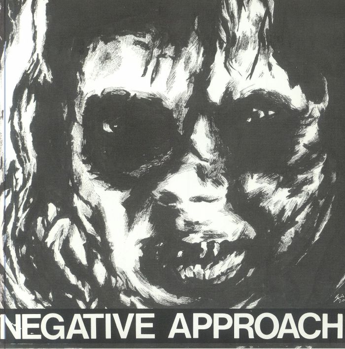 NEGATIVE APPROACH - Negative Approach (reissue) vinyl sleeve