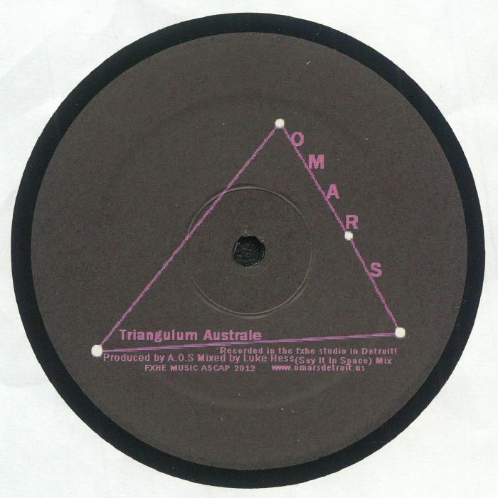 OMAR S - Triangulum Australe (Say It Space) vinyl sleeve