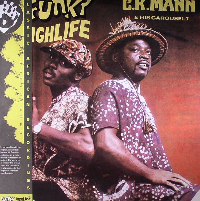 C. K. Mann & His Carousel 7 - Funky Highlife vinyl sleeve