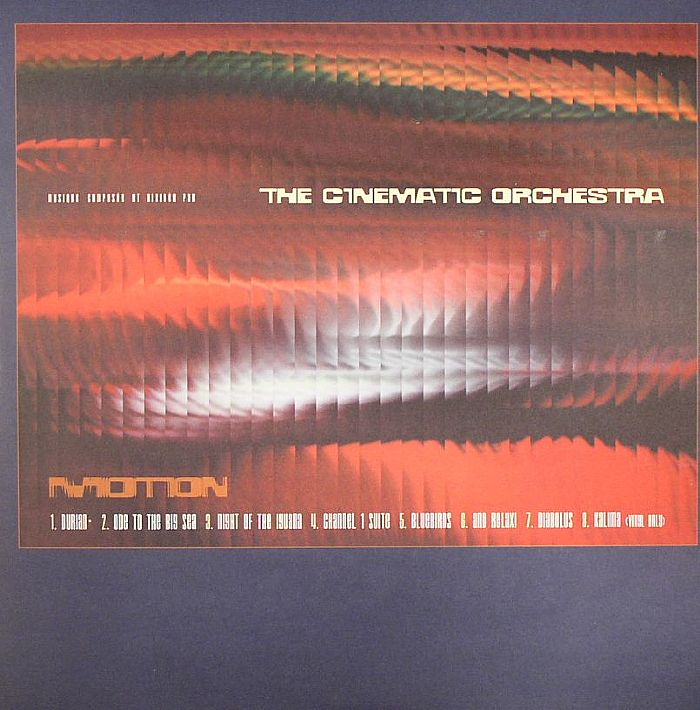 CINEMATIC ORCHESTRA, The - Motion vinyl sleeve
