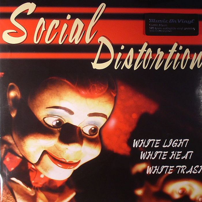 SOCIAL DISTORTION - White Light White Heat White Trash vinyl sleeve