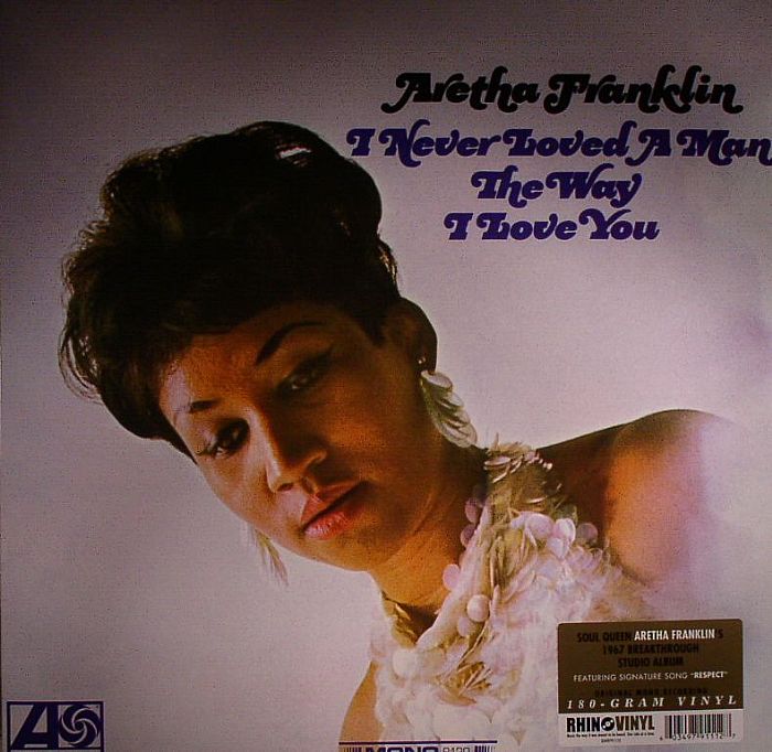 FRANKLIN, Aretha - I Never Loved A Man (mono) vinyl sleeve