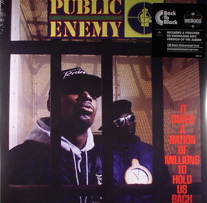 PUBLIC ENEMY - It Takes A Nation Of Millions To Hold Us Back vinyl sleeve