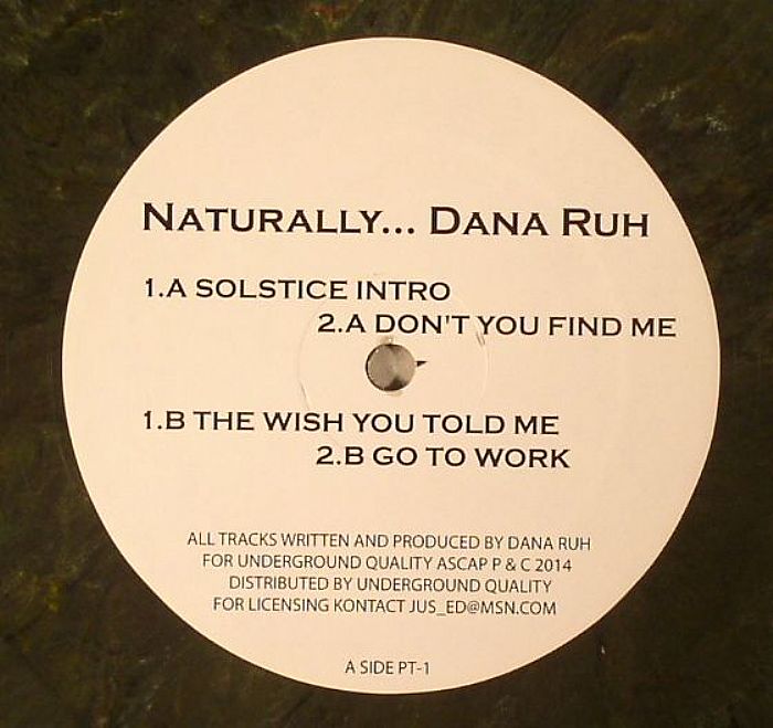 RUH, Dana - Naturally Part 1 vinyl sleeve