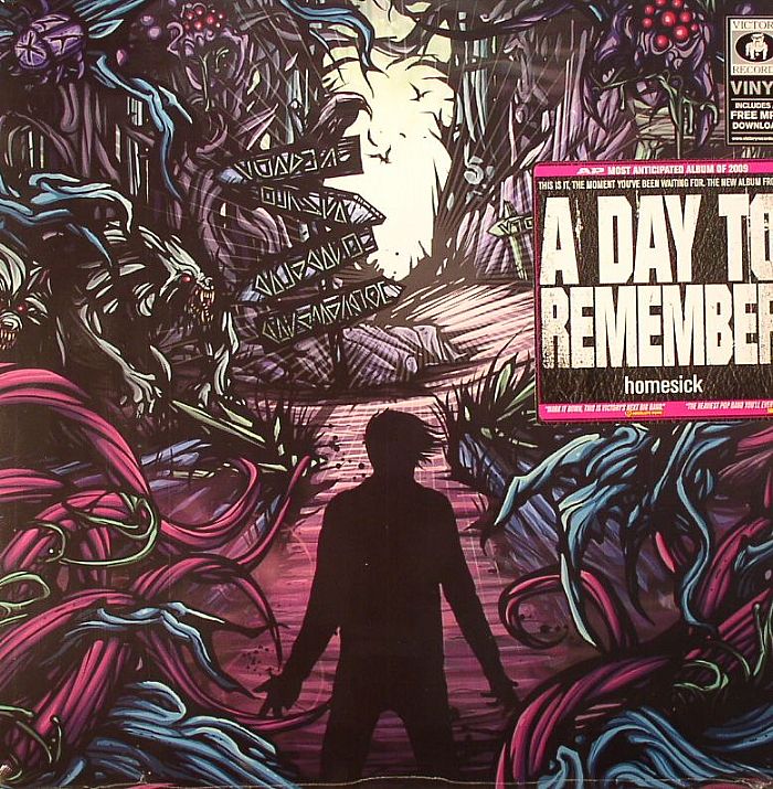 A DAY TO REMEMBER - Homesick vinyl sleeve