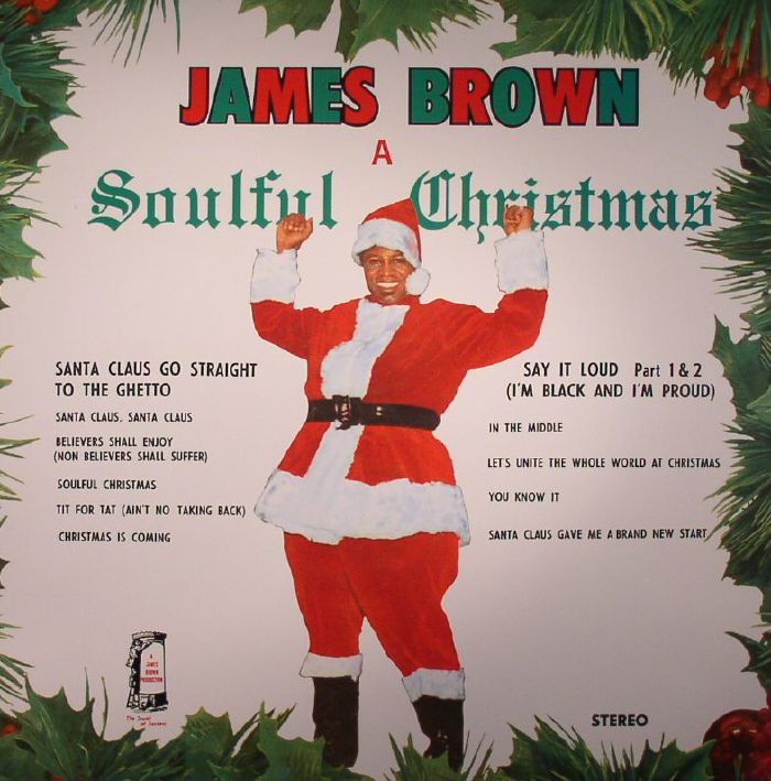 BROWN, James - A Soulful Christmas vinyl sleeve